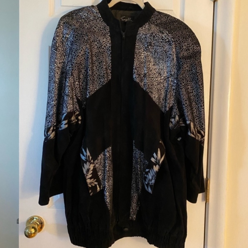 Suede Leather Jacket.